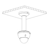 Adaptador para montaje de pared PFB302S Techo PFB300C Camaras H dBW5121 5220 5221 5421 8231 8331EZ  HDC DH-PFA101 - SILYMX