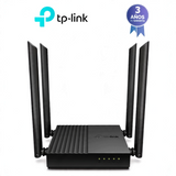 TP-LINK Archer C64 - Ruteador WiFi AC1200/ 1 Puerto WAN y 4 puertos LAN RJ45 Gigabit Ethernet, MU-MIMO, 4 antenas fijas, en modos de enrutador y punto de acceso, con Beamforming - Imagen 1