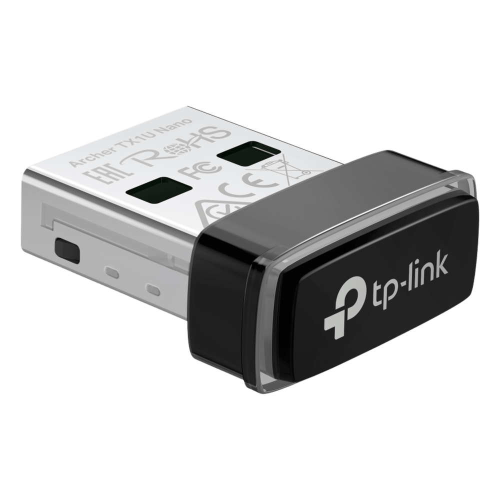 Adaptador USB Wi-Fi 6 / 287 Mbps / 2.4 GHz / Nano 17.5 × 15.8 × 7.1 mm / MU-MIMO / OFDMA / Driver Pre-cargado TP-LINK - Imagen 1