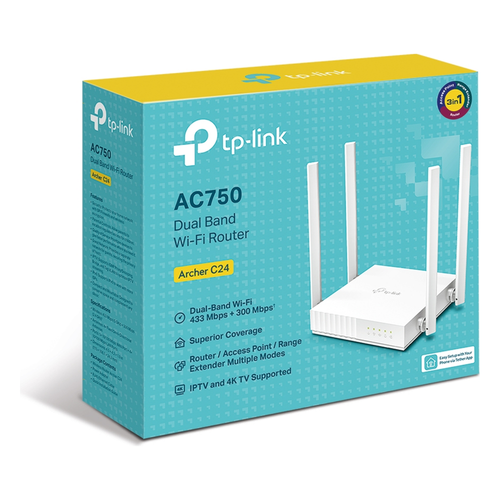 Router Inalámbrico doble banda AC, 2.4 GHz y 5 GHz Hasta 733 Mbps, 4 antenas externas omnidireccional, 4 Puertos LAN 10/100 Mbps, 1 Puerto WAN 10/100 Mbps TP-LINK - Imagen 3