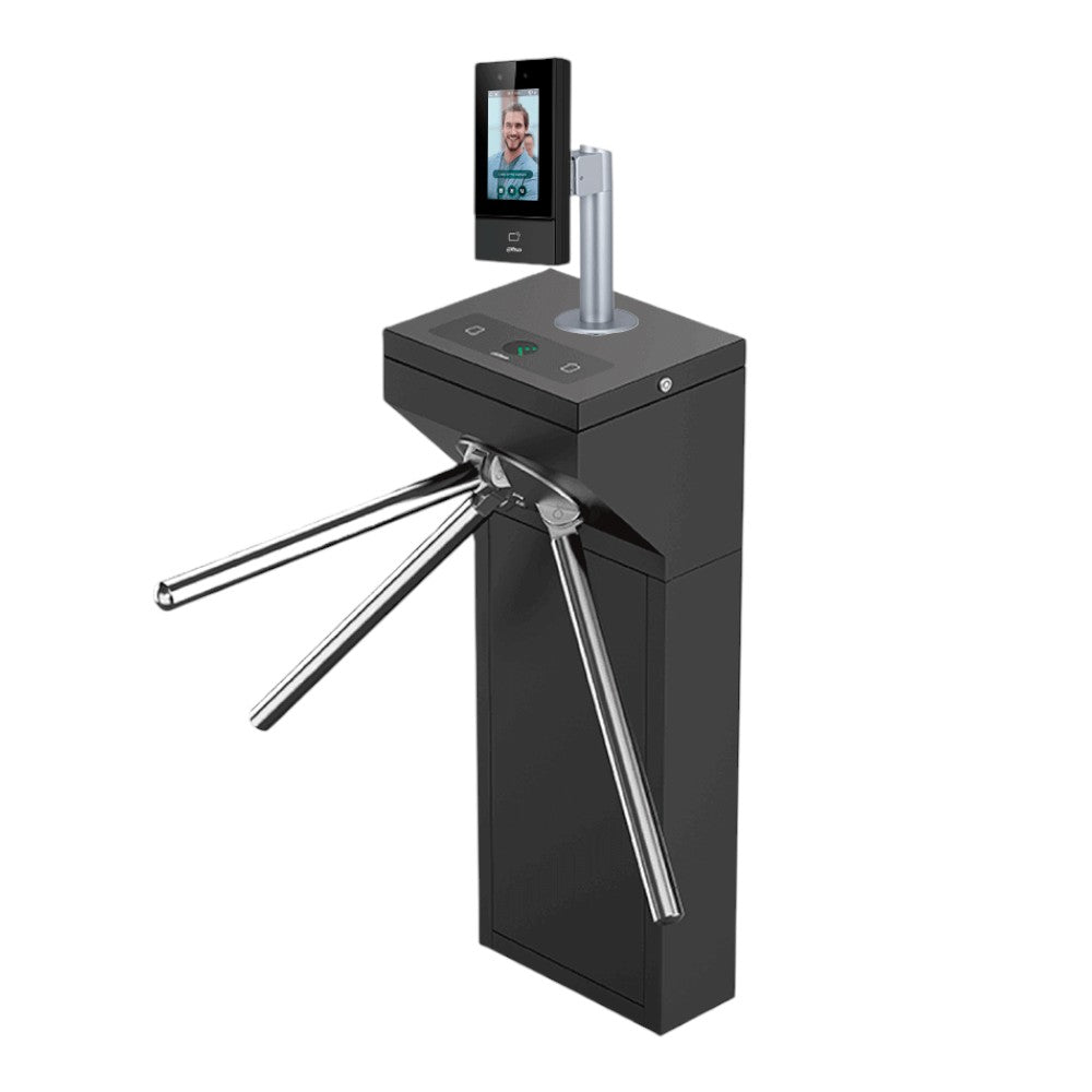 DAHUA ASI6213SGG100 Kit Control de Acceso Facial con Torniquete Inteligente Bidireccional. Capacidad para 6,000 Rostros y 10,000 Tarjetas ID - Imagen 1