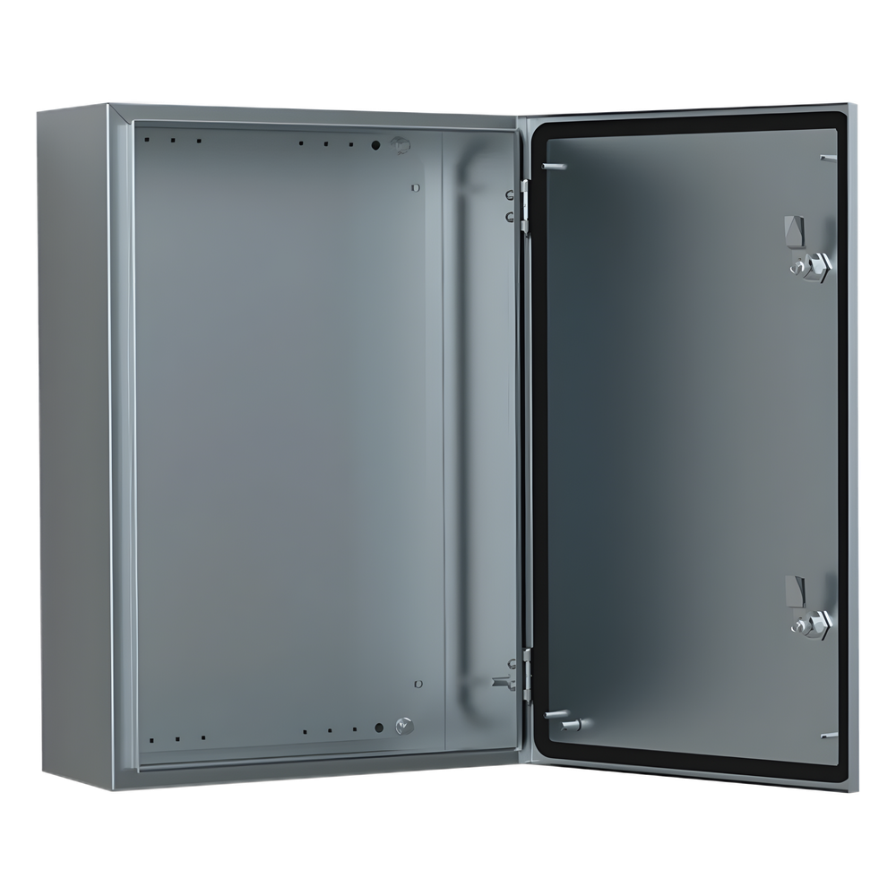 Gabinete de Acero Inoxidable 304L ASR IP66 400x300x150 mm (15.7 x 11.8 x 5.9 in) / 2 Cerraduras / Montaje Placa 2 mm HOFFMAN - Imagen 1