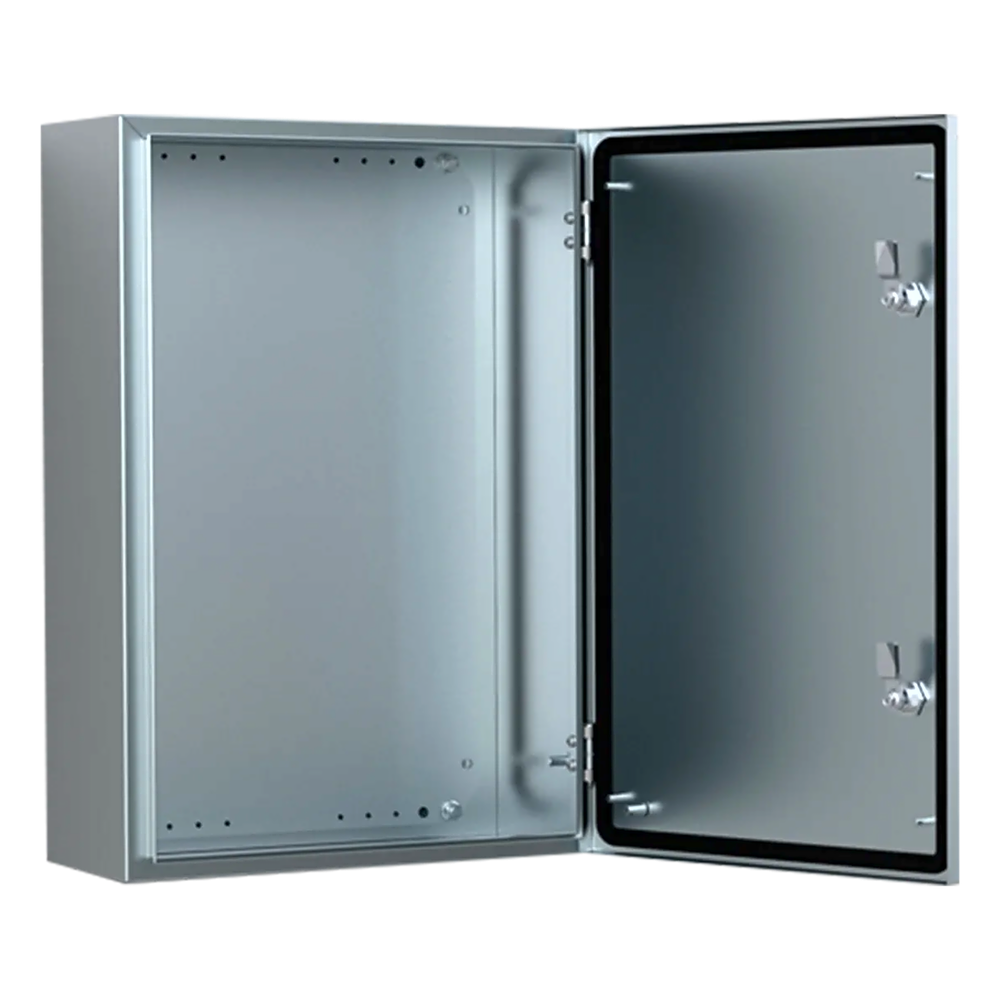 Gabinete de Acero Inoxidable 304L ASR IP66 / 600x400x210 mm (23.6x15.7x8.3 in) / 2 Cerraduras / Montaje Placa 2 mm HOFFMAN - Imagen 1