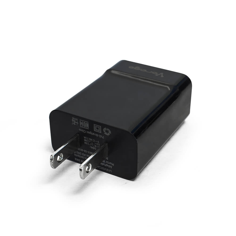 Cargador Negro Fast Charge 2.4A AU-302-BK