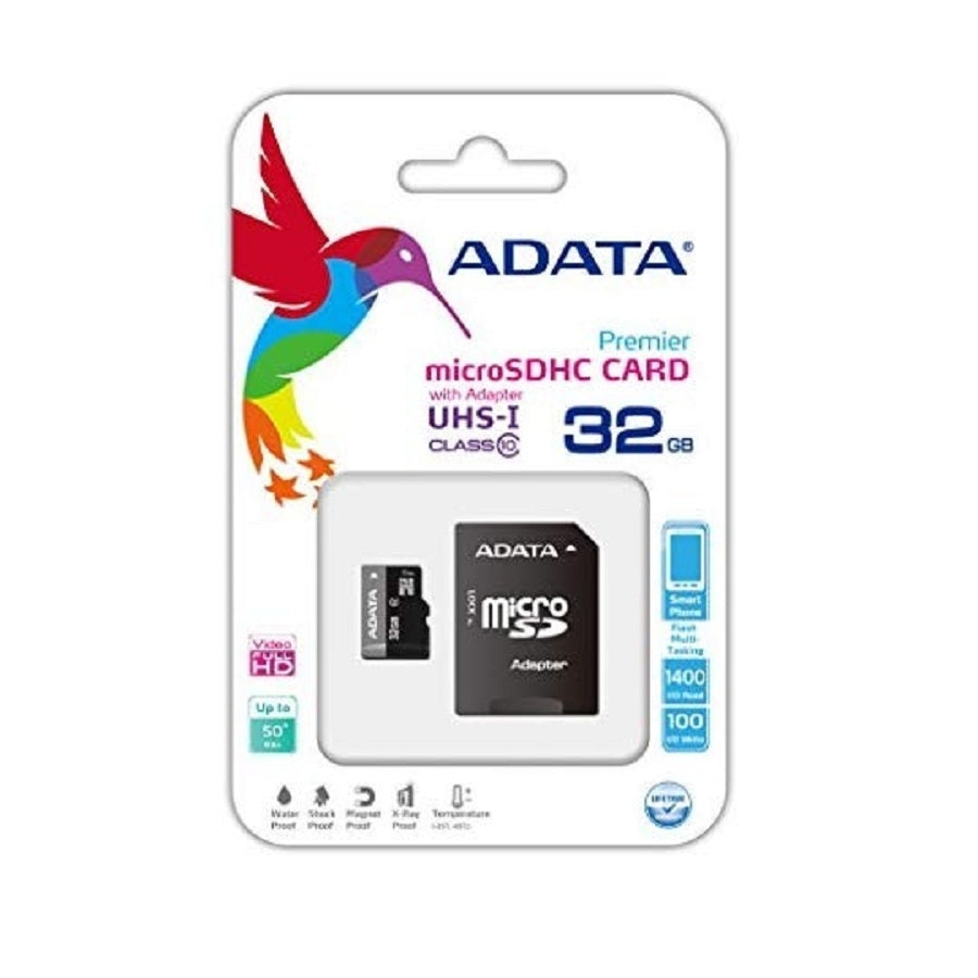 Memoria MicroSDHC 32GB UHS-I Clase 10 con Adaptador ADATA AUSDH32GUICL10-RA1 - Imagen 3
