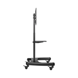 Soporte Móvil para Pantalla / 32" a 75" / Carga 45.5 kg (100 lbs) / VESA 200x200 a 600x400 mm / Altura Ajustable 1120-1520 mm (3.67 a 4.99 ft) / Base para Accesorios / 4 Ruedas 360° NB-EPCOM - Imagen 4