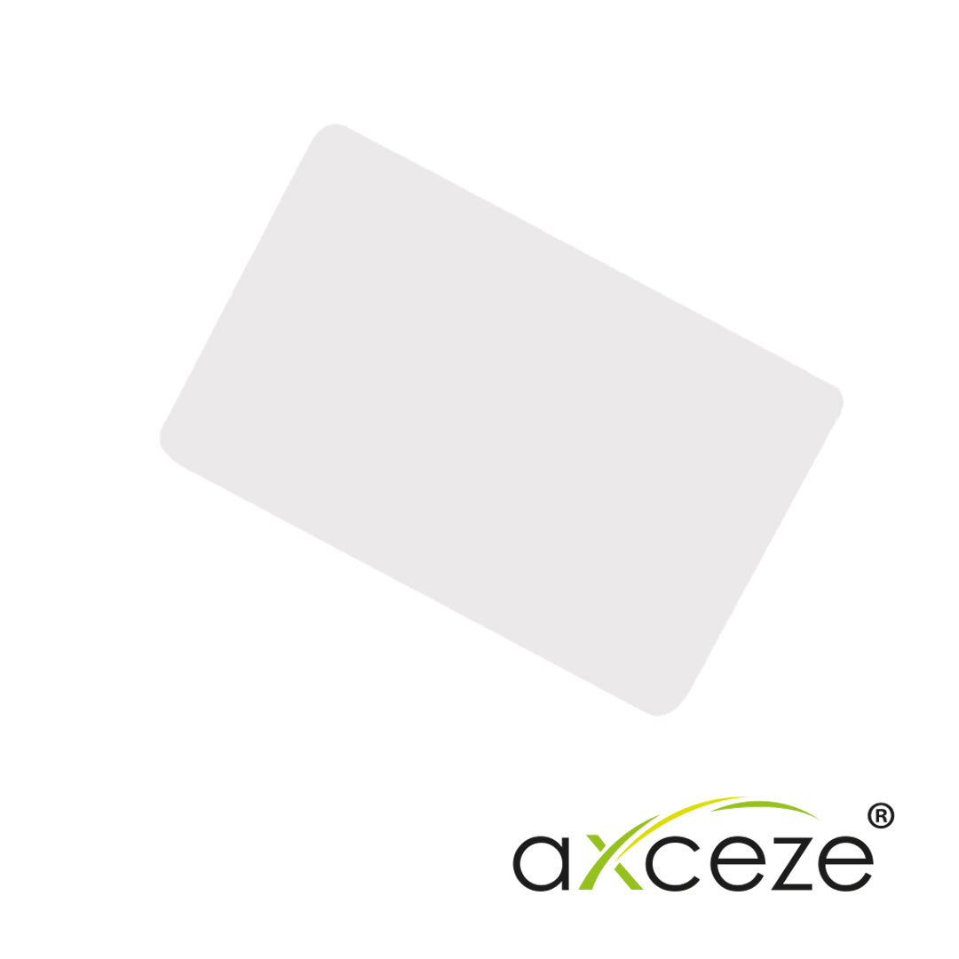 Tarjeta de Proximidad Delgada 125kHz Blanca Sin Código Impreso para Impresión AXCEZE AX-IDB - Imagen 1