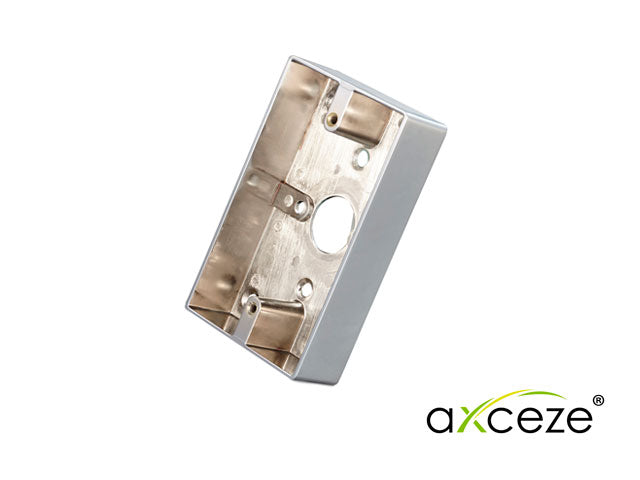 Caja para Boton Aluminio 114x70x25mm Montaje Superficial AXCEZE AX-PBOX70114 - Imagen 1