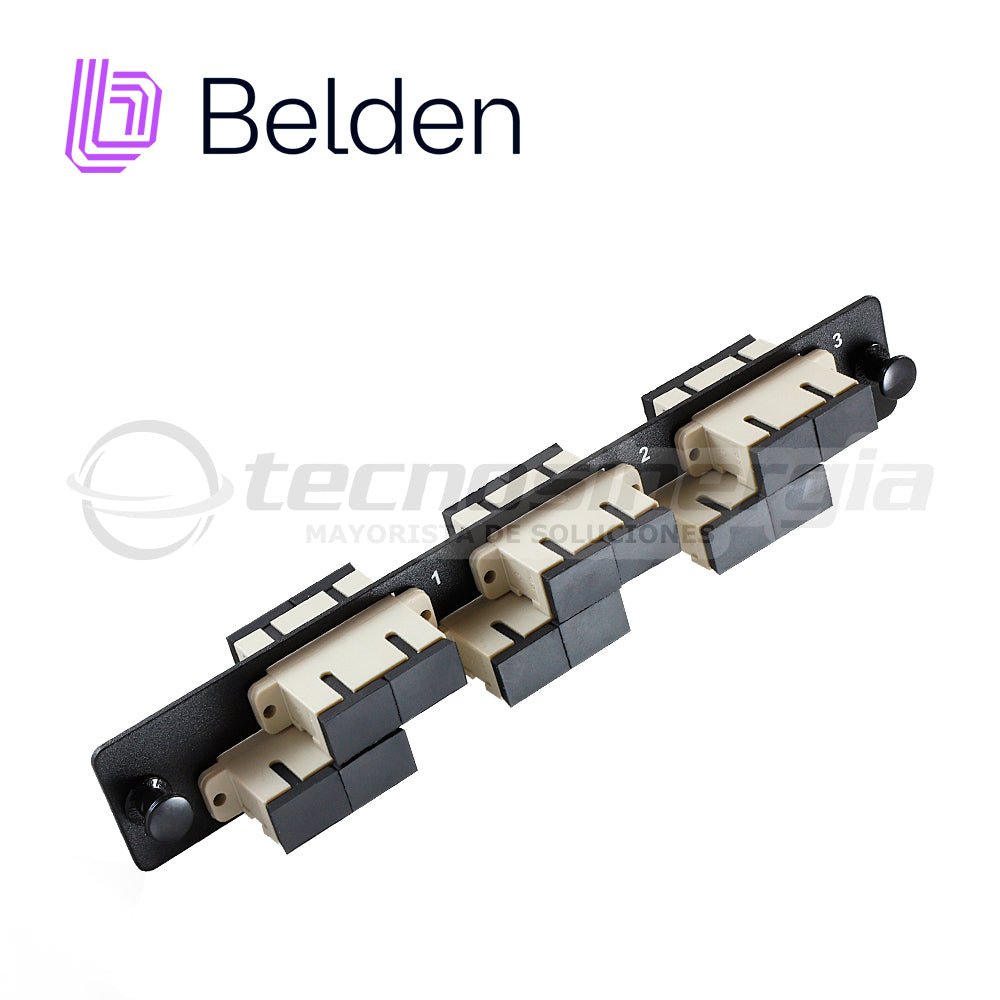 Conectores Fibra ÓpticaBELDENAX100098Adaptador Fibra Belden Ax100098 6c Sc 12 hilos Multimodo Om1 - SILYMX