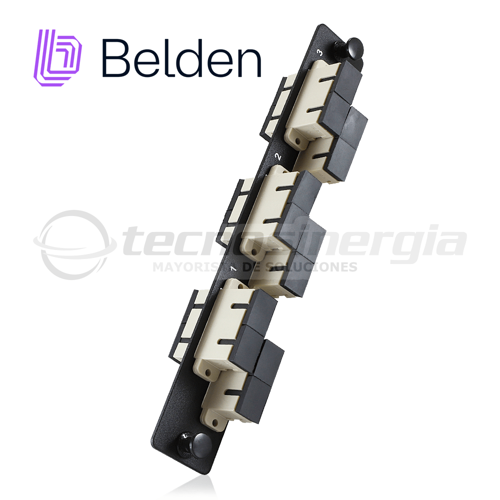 Conectores Fibra ÓpticaBELDENAX100098Adaptador Fibra Belden Ax100098 6c Sc 12 hilos Multimodo Om1 - SILYMX