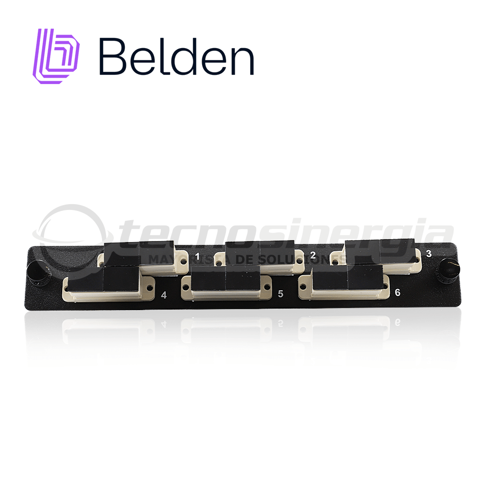 Conectores Fibra ÓpticaBELDENAX100098Adaptador Fibra Belden Ax100098 6c Sc 12 hilos Multimodo Om1 - SILYMX