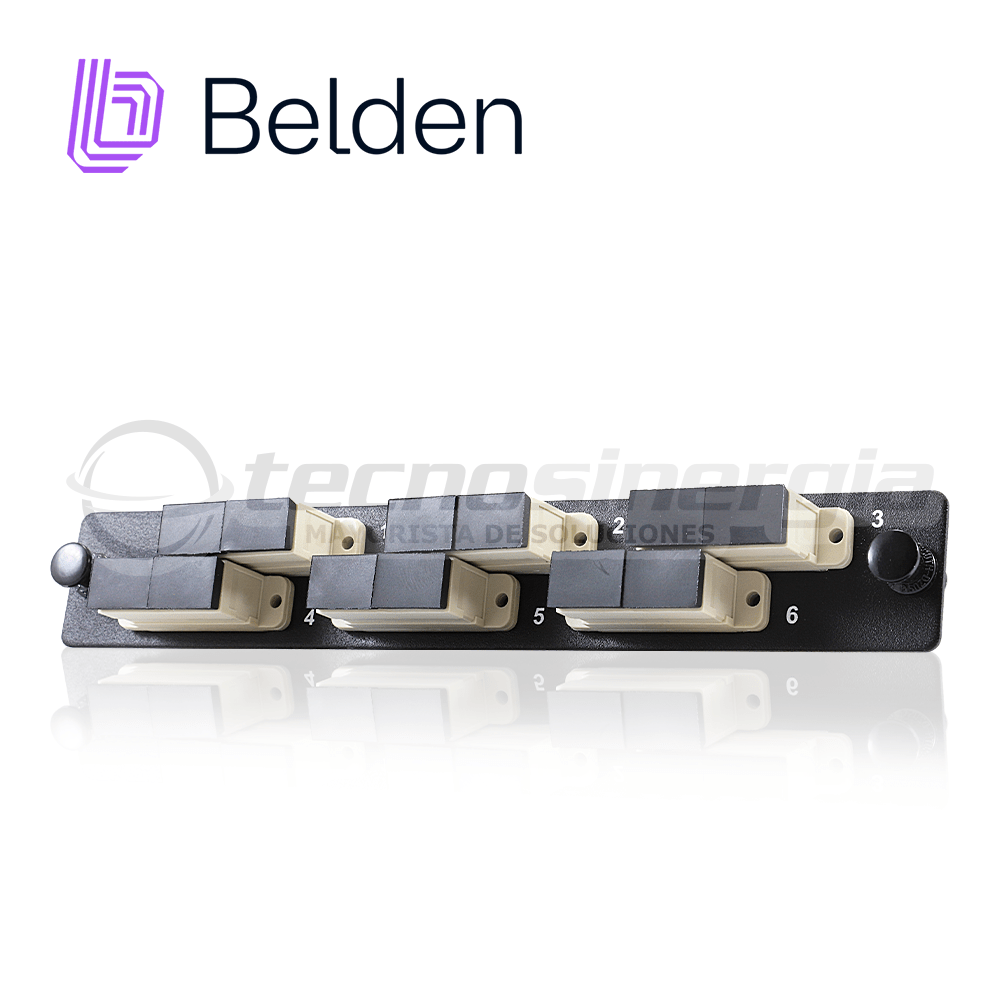Conectores Fibra ÓpticaBELDENAX100098Adaptador Fibra Belden Ax100098 6c Sc 12 hilos Multimodo Om1 - SILYMX