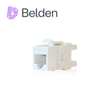 Jack Belden Cat6+ Rj45 Keyconnect Mediaflex NORDX Categoría 6 22 A 26 Awg De Impacto Blanco Ax101320 - Imagen 2