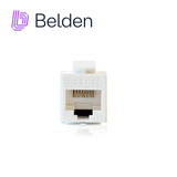 Jack Belden Cat6+ Rj45 Keyconnect Mediaflex NORDX Categoría 6 22 A 26 Awg De Impacto Blanco Ax101320 - Imagen 3