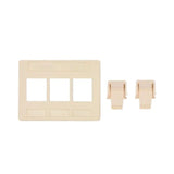 Belden Placa de Pared KeyConnect de 4 Puertos Blanco - Imagen 1