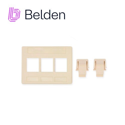 Belden Placa de Pared KeyConnect de 4 Puertos Blanco - Imagen 4