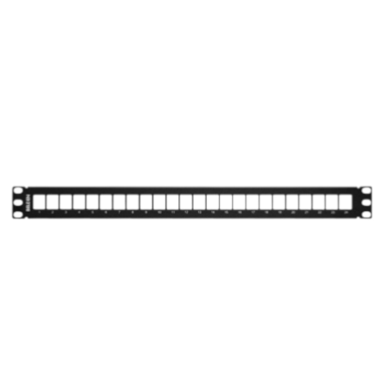 Panel de Parcheo Belden Modular de 24 Puertos 1U Negro AX103114 - Imagen 1