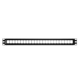 Panel de Parcheo Belden Modular de 24 Puertos 1U Negro AX103114 - Imagen 1