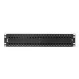Panel de Parcheo Belden Cat6+ Categoría 6 KeyConnect 2U 48 Puertos Totalmente cargado Color Negro AX103255 - Imagen 1