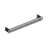 Paneles de ParcheoBELDENAX104563Patch Panel Modular Blindado 24 Puertos 1U Titanium KeyConnect Belden AX104563 - SILYMX