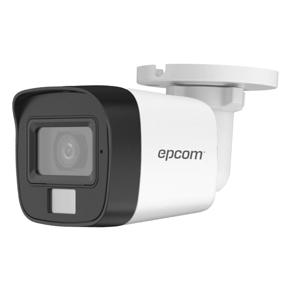 Camara Bala TurboHD 2MP Luz Dual IR 30m Luz Blanca 20m Audio Bidireccional IP66 EPCOM PROFESSIONAL B8-TURBO-TWA - Imagen 1