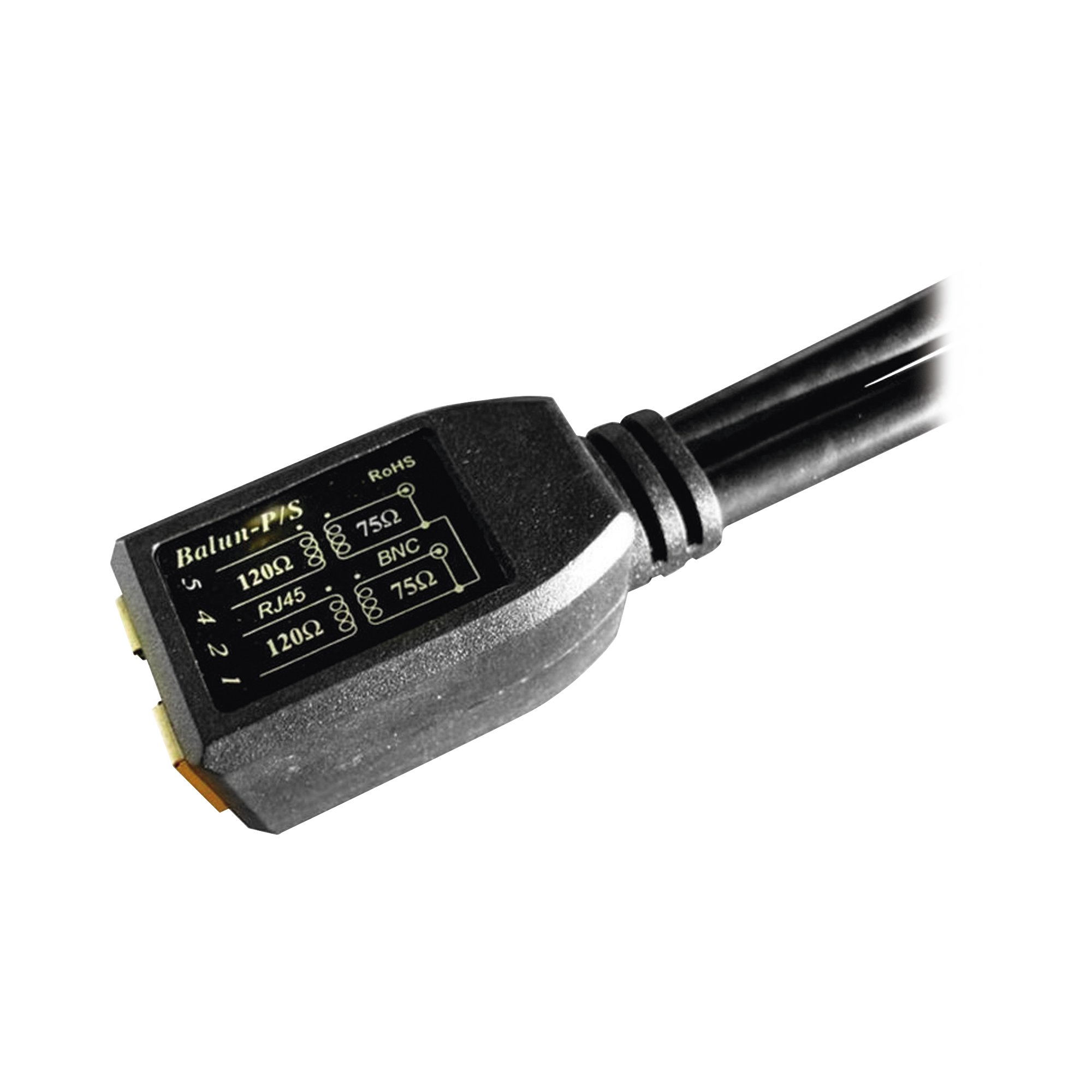 Balun E1 - Adaptador 75 ohms a jack RJ45 120 ohms tipo pigtail EPCOM - Imagen 1
