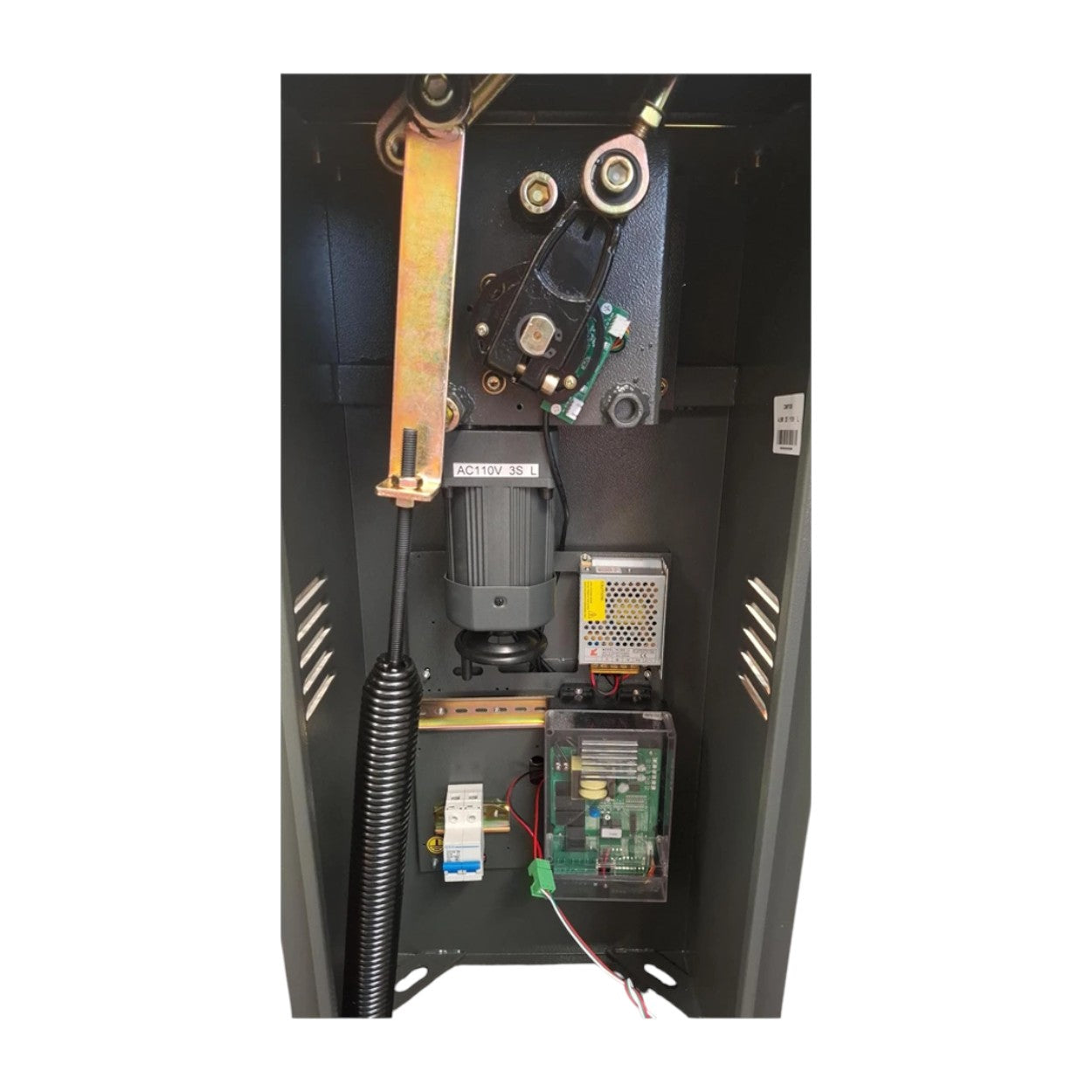 Barrera Vehicular ZKTECO CMP200L · Izquierda · Brazo Telescópico 2.6–4.5 m · Apertura 3 s · Anti-impacto · LED Indicador · 2 Controles - SILYMX