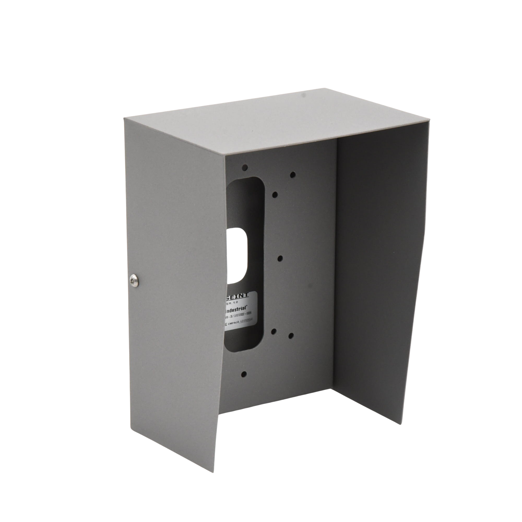 Cubierta Industrial para montaje de Porteros IP Fanvil y Grandstream, pintura electrostática color gris. EPCOM INDUSTRIAL - Imagen 2