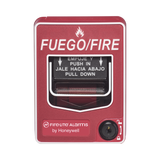 Estación manual de incendio direccionable de doble acción, con texto en español, para lazo SLC FIRE-LITE - Imagen 1