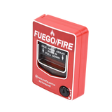 Estación manual de incendio direccionable de doble acción, con texto en español, para lazo SLC FIRE-LITE - Imagen 3