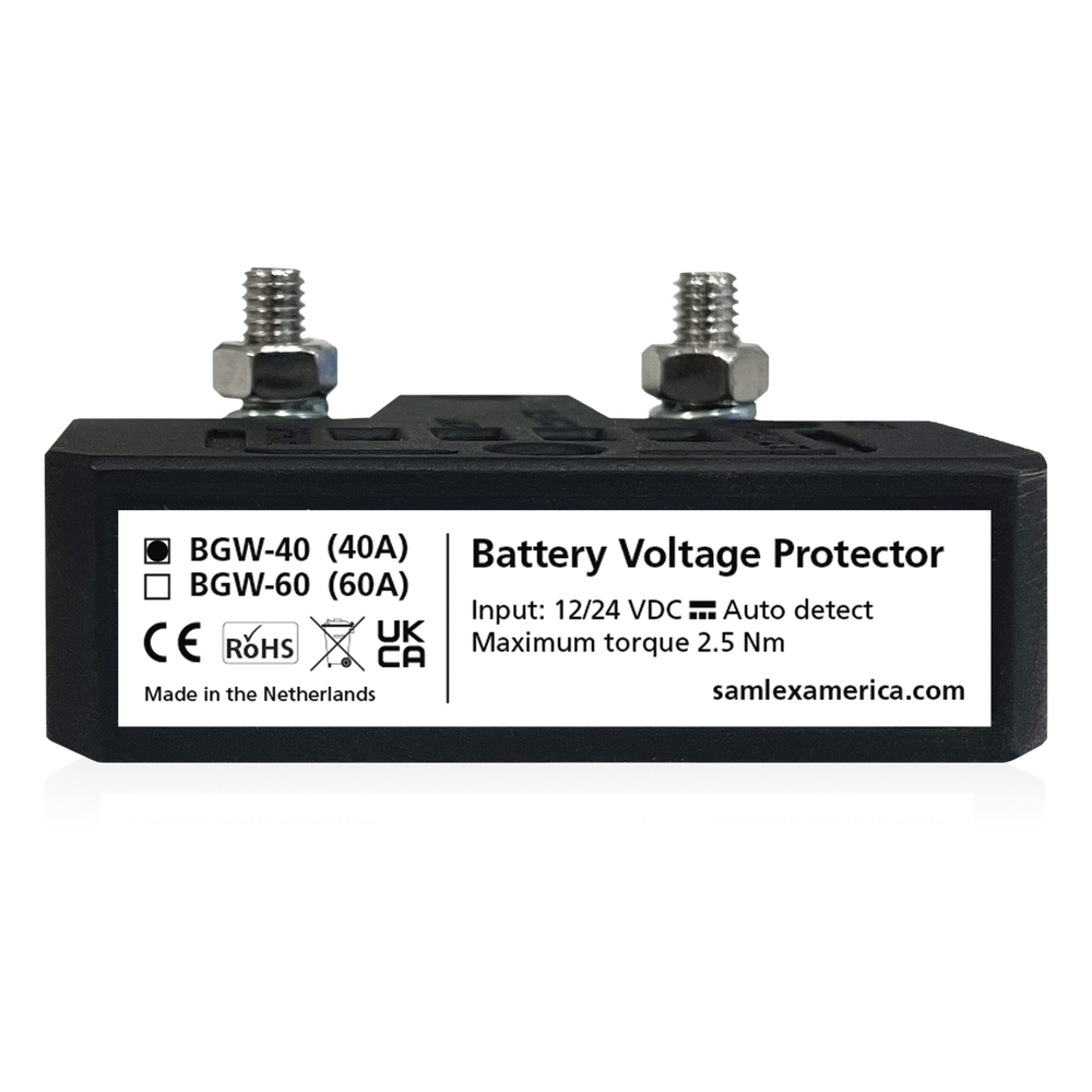 Protector de Baterías 12/24V a Prueba de Agua 40 A SAMLEX BGW40 - Imagen 1