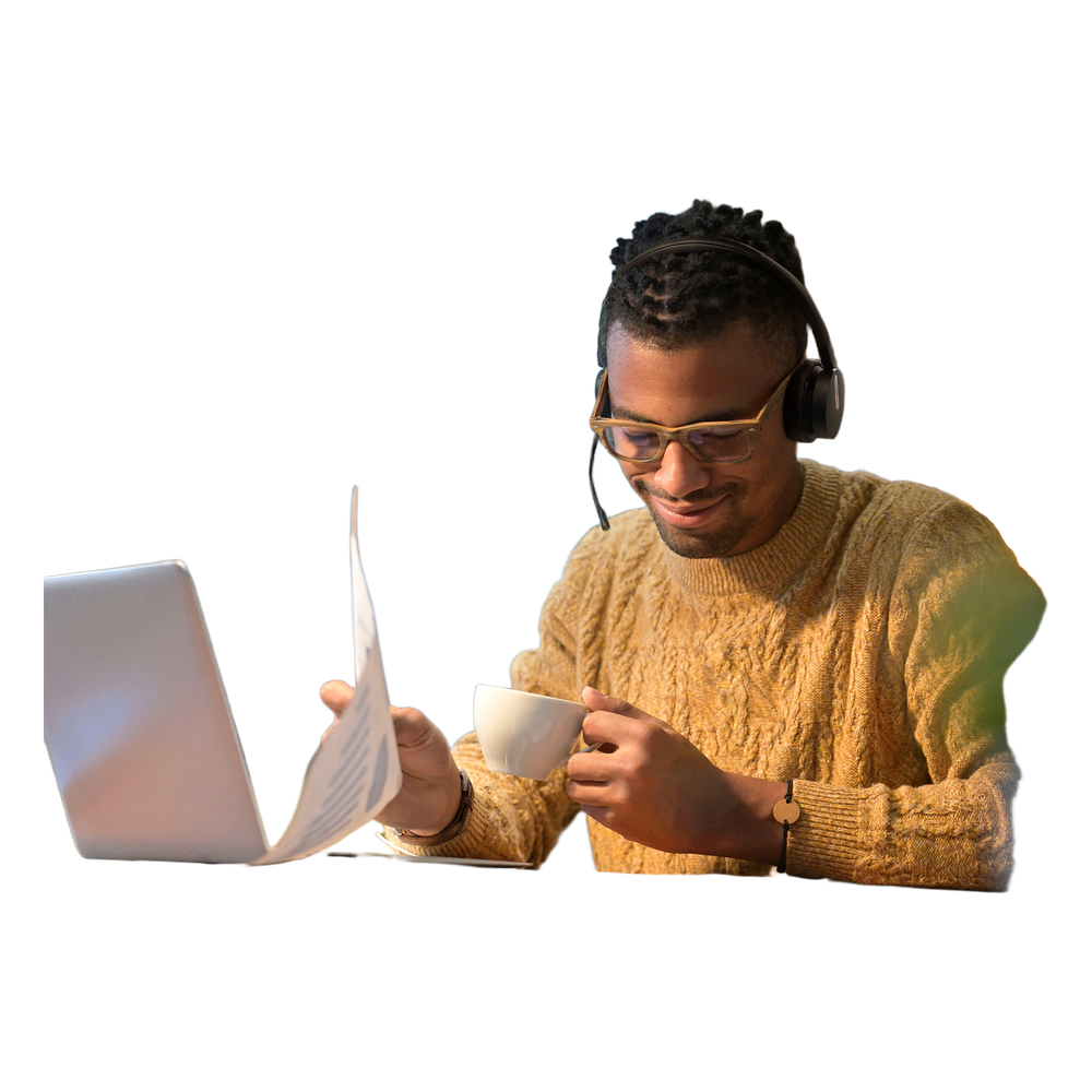 Diadema Inalambrica BH70 Dual con Stand de Carga de Yealink Certificada para Microsoft Teams con Acoustic Shield - Imagen 2