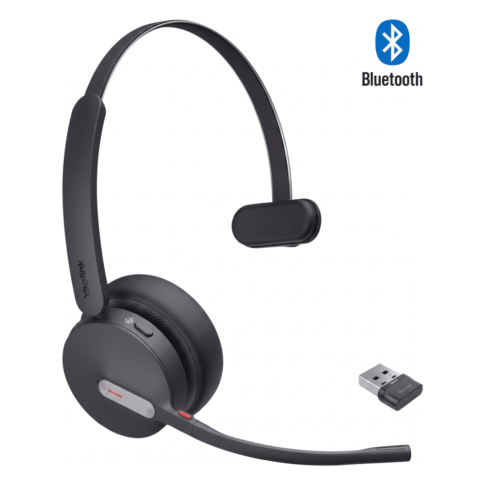 Diadema Bluetooth de Yealink BH70 Mono Con Cancelación de Ruido y Flexibilidad UC Multiplataforma - Imagen 1