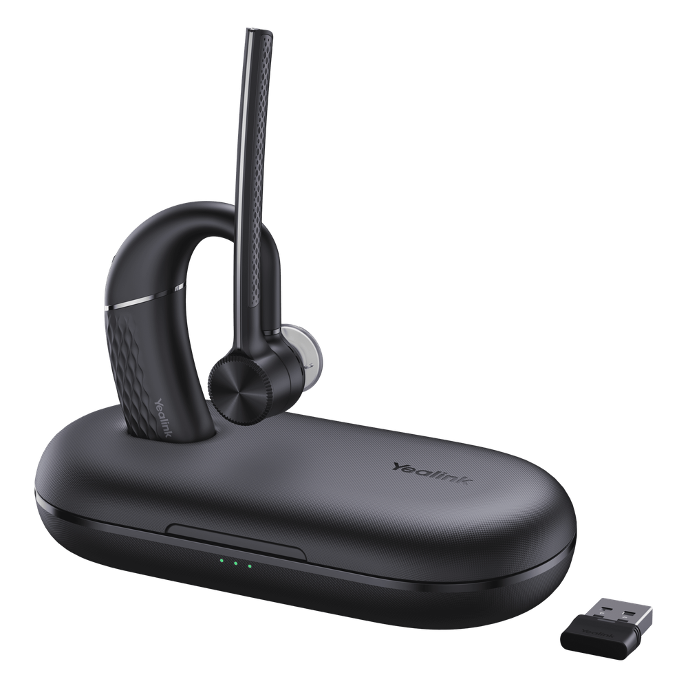 Diadema inalámbrica Yealink BH71 Pro USB-A/C con Cancelación de Ruido, Audio HD y Base de carga portátil - Imagen 1