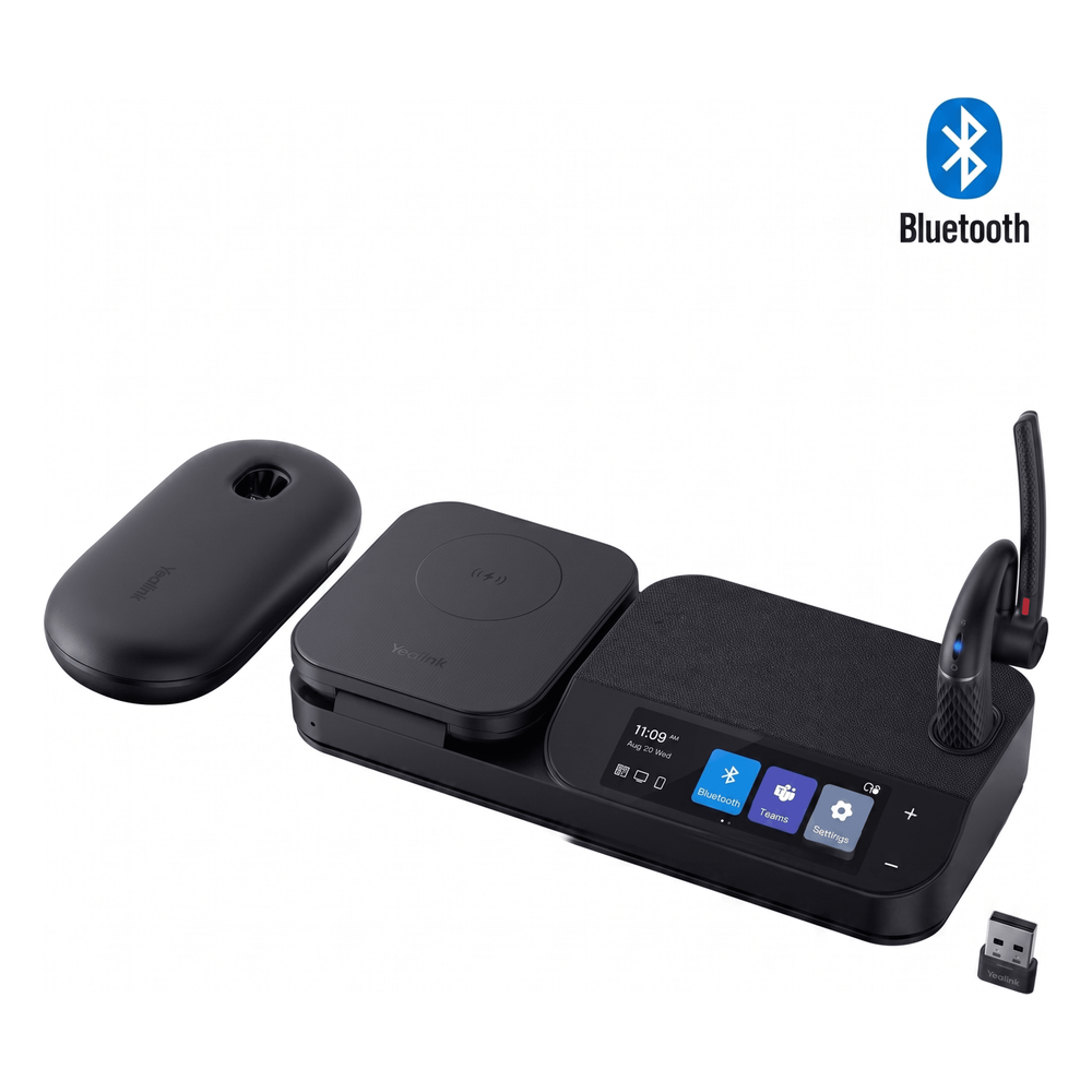Sistema de Auricular Bluetooth Mono BH71 Pro con Conectividad USB C/A y Estuche de Carga Profesional Integrado YEALINK - Imagen 1