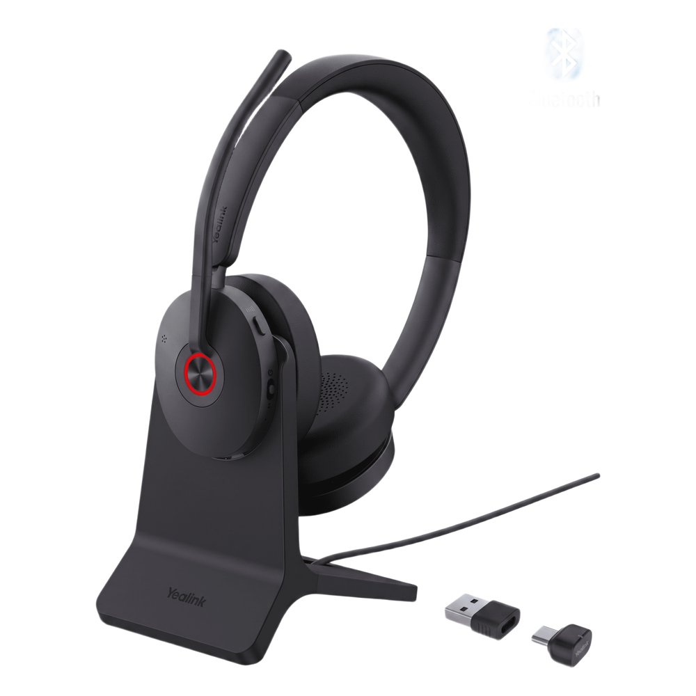 Diadema Inalambrica BH74-With-Stand-UC-USB-C/A de Yealink con Compatibilidad UC Multiplataforma y Acoustic Shield 3.0 - Imagen 3