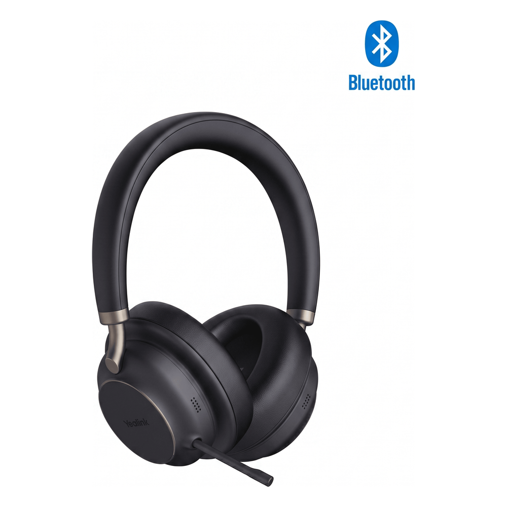 Diadema Inalámbrica BH76 Plus UC Black USB C/A de Yealink con Compatibilidad Completa para Plataformas UC y 6 Micrófonos para Voz de Alta Claridad - Imagen 4