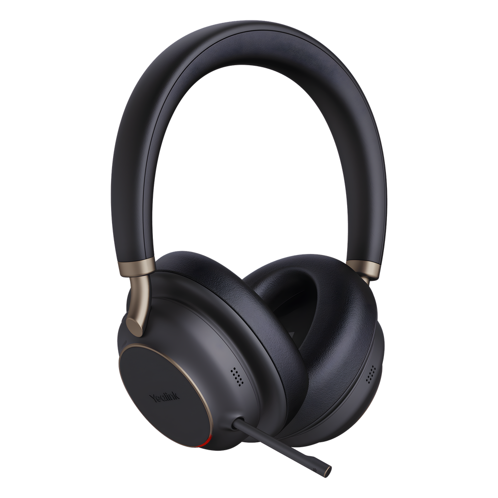 Diadema Inalambrica BH76 Plus With Charging Stand Teams Black USB C/A de Yealink con Audio HD y Certificación para Microsoft Teams - Imagen 1