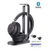 Diadema Inalambrica BH76 Plus With Charging Stand Teams Black USB C/A de Yealink con Audio HD y Certificación para Microsoft Teams - Imagen 3