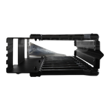 Organizador horizontal BELDEN 2Ur Dedos moldeados de acero y plastico negro - Imagen 3