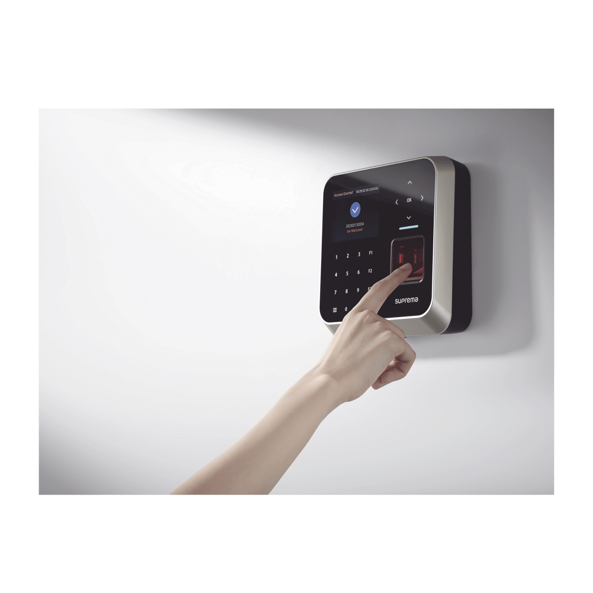 BiometricosSUPREMABS2AODPBLector de Huella con IA Control de Acceso y Asistencia Suprema BS2AODPB - SILYMX