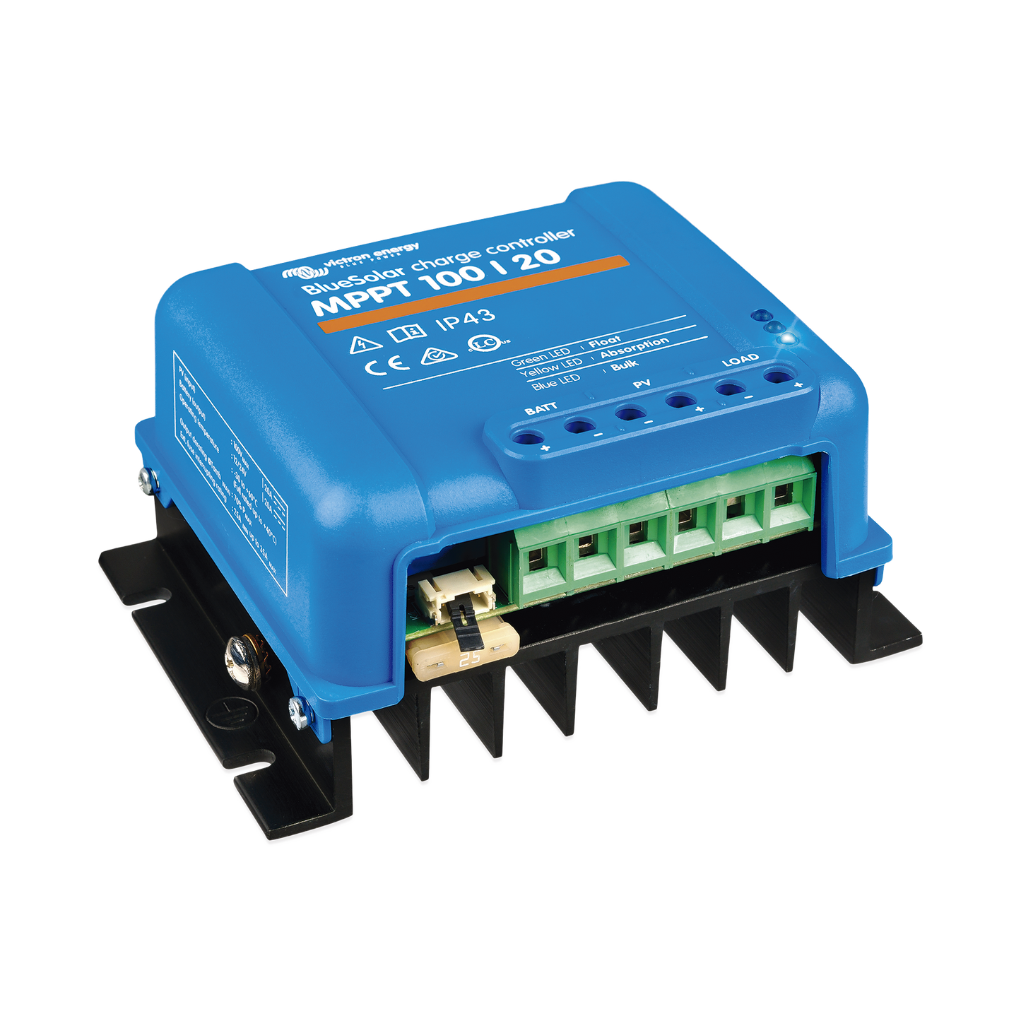 BlueSolar MPPT 100/20. Controlador Solar MPPT 20A, Voltaje Selección Automática: 12/24/48 Vcc. VICTRON ENERGY - Imagen 2