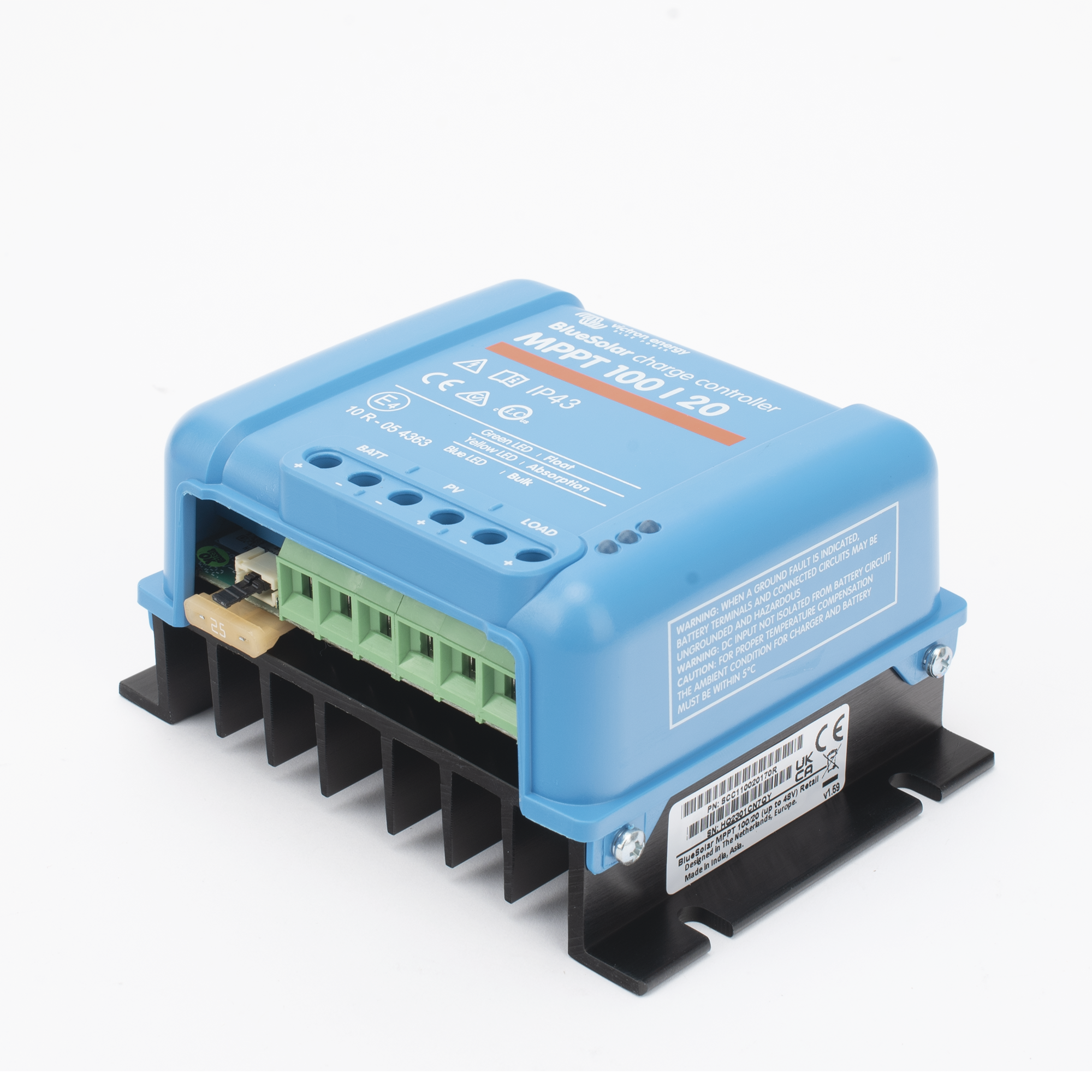 BlueSolar MPPT 100/20. Controlador Solar MPPT 20A, Voltaje Selección Automática: 12/24/48 Vcc. VICTRON ENERGY - Imagen 7