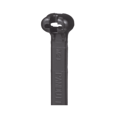 CanalizacionPANDUITBT7LH-C0Cincho Nylon 6.6 Dome - Top 620mm x 7mm Acero Inoxidable UV Negro 100pz PANDUIT BT7LH - C0 - SILYMX