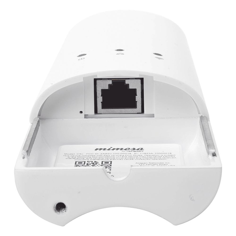 Radio modular hasta 500 Mbps de 4.9-6.4 GHz, IP55, 2x2:2 MIMO, Monitoreo a través de la nube, Adaptación automática al entorno, no incluye inyector POE MIMOSA NETWORKS - Imagen 6