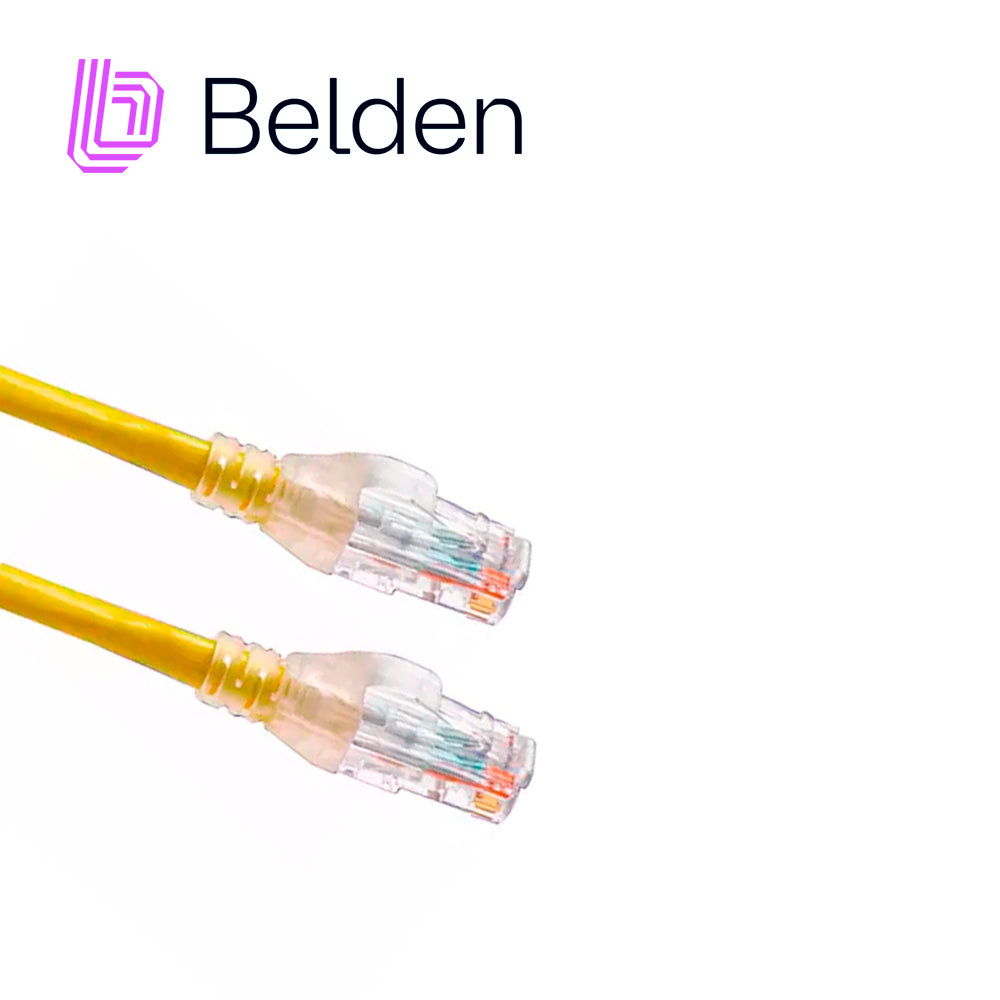 Belden Patch Cord Cat6+ RJ-45 Macho - RJ-45 Macho 2.1 Metros Amarillo - Imagen 1