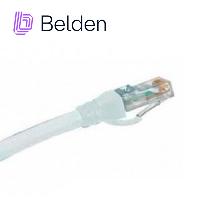Patchcord UTP Cat6 Belden C601109002 2 Pies 0.60 m Blanco - Imagen 2