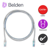 Belden Patch Cord Cat6+ RJ-45 Macho - RJ-45 Macho 1.2 Metros Blanco C601109004 - Imagen 1