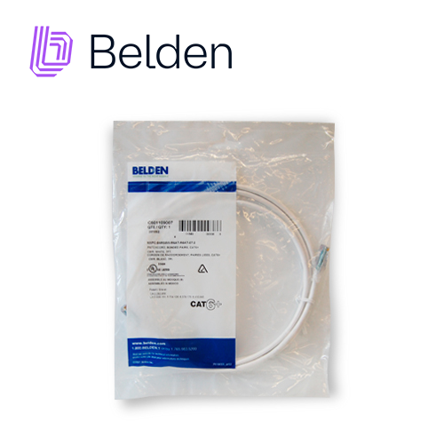 Belden Patch Cord Cat6+ RJ-45 Macho - RJ-45 Macho 2.1 Metros Blanco C601109007 - Imagen 4