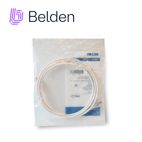 Belden Patch Cord Cat6+ RJ-45 Macho - RJ-45 Macho 2.1 Metros Blanco C601109007 - Imagen 5